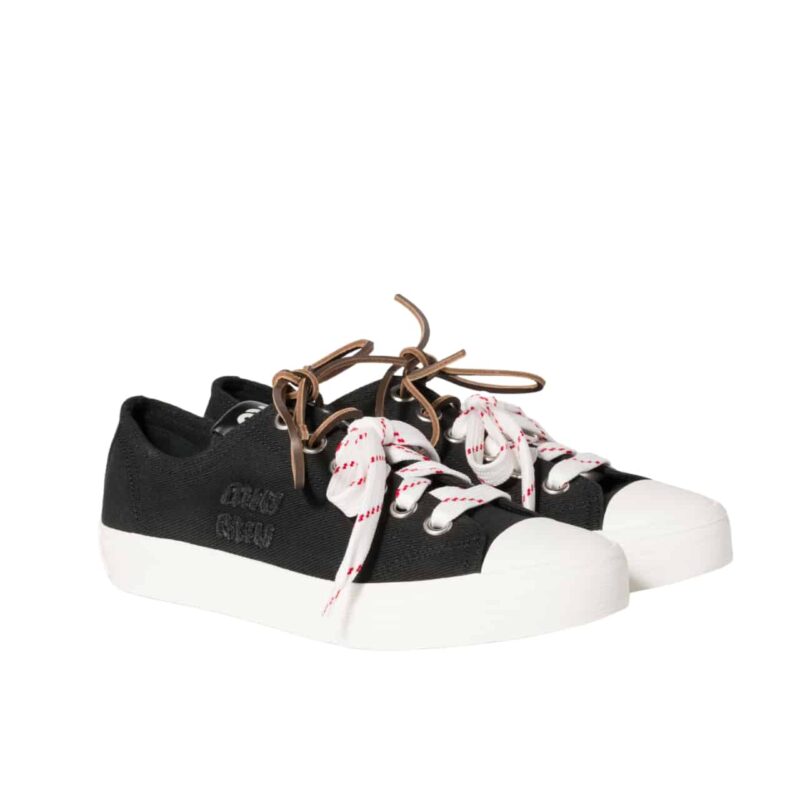 Miumiu Washed Denim Sneakers Black 5E384E Csl F0002 F 005