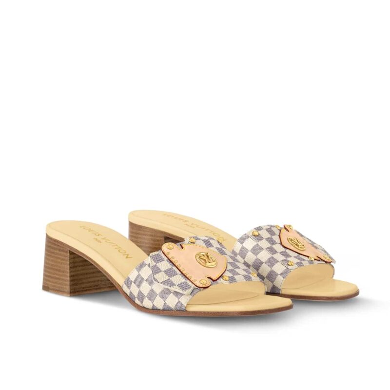 Louis Vuitton Lv Frame Mules Azur 1Ahmfm