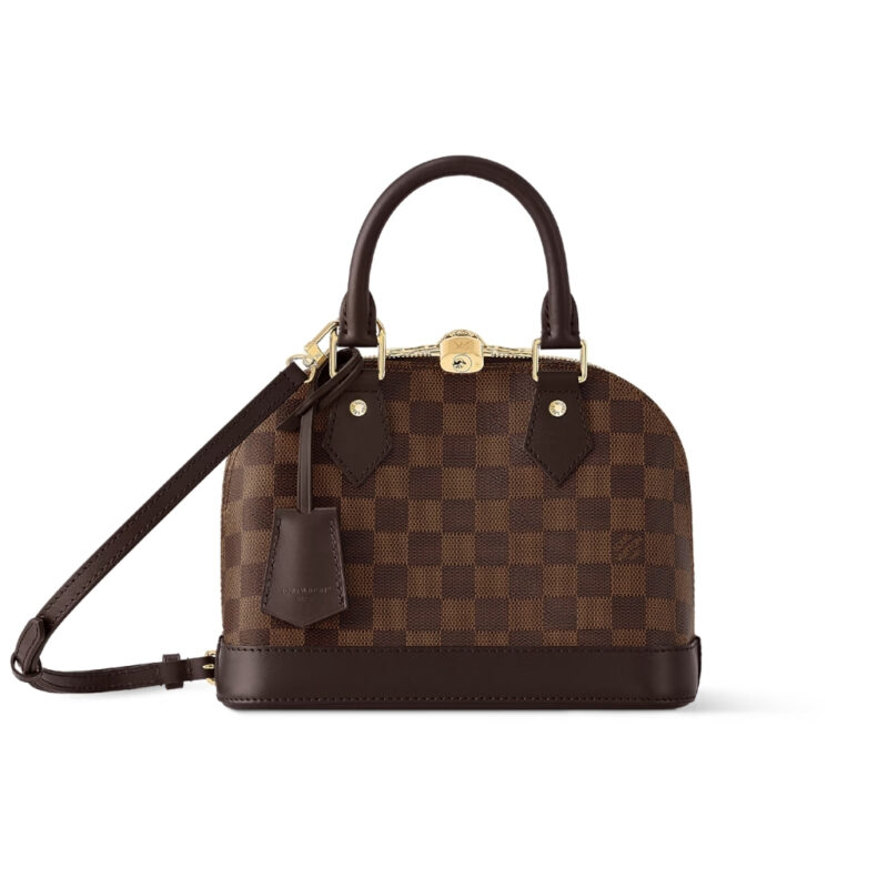 Louis Vuitton Alma BB Damier Ebene Canvas Dark Brown 23Cm N40606