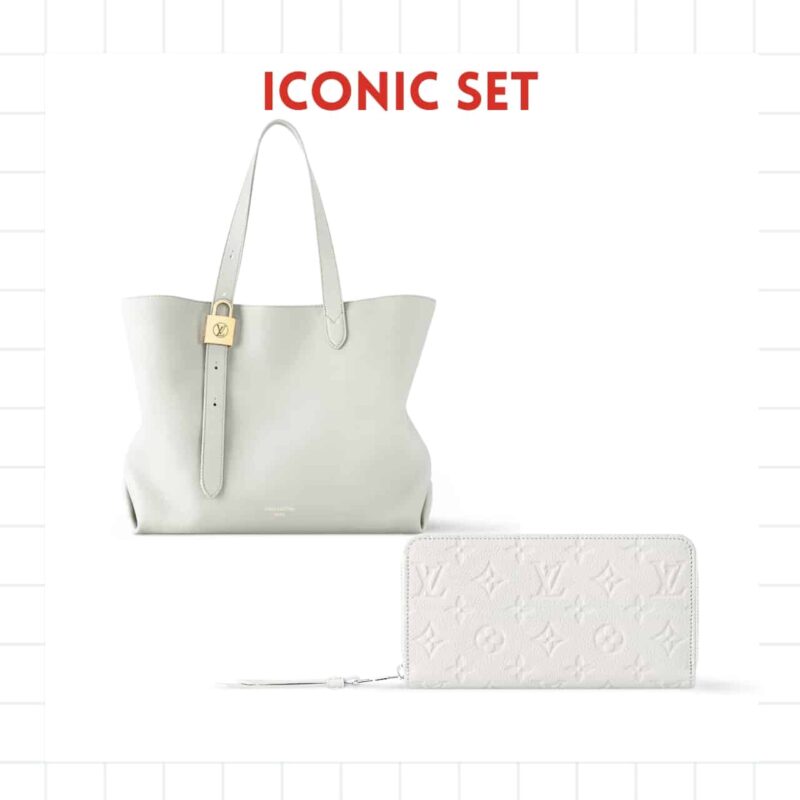 Iconic Set: Louis Vuitton Low Key Cabas Mm And Zippy Wallet