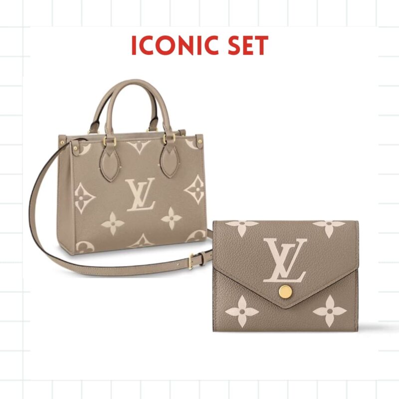 Iconic Set: Louis Vuitton Onthego Pm And Victorine Wallet
