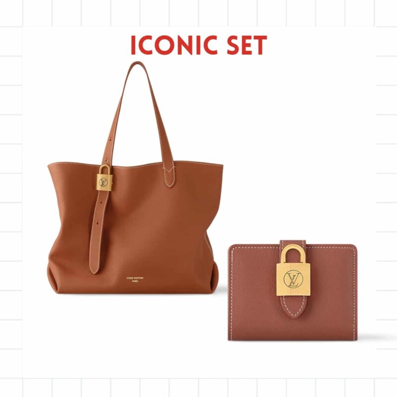 Iconic Set: Louis Vuitton Low Key Cabas Mm And Low Key Compact Wallet