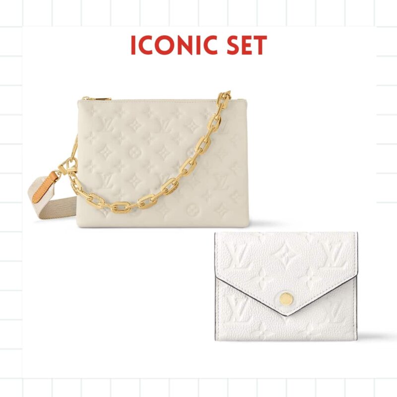 Iconic Set: Louis Vuitton Coussin Pm And Victorine Wallet