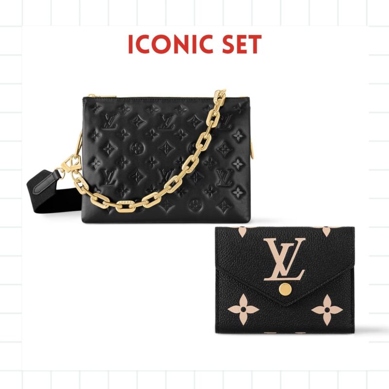 Iconic Set: Louis Vuitton Coussin Pm And Victorine Wallet