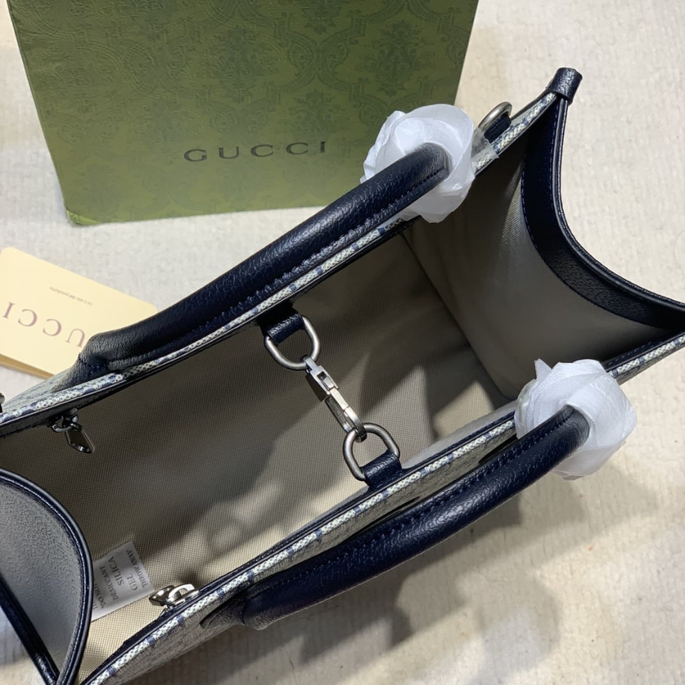 Iconic Set: Gucci Tote Bag With Interlocking G And Ophidia Zip Around Wallet - Image 5