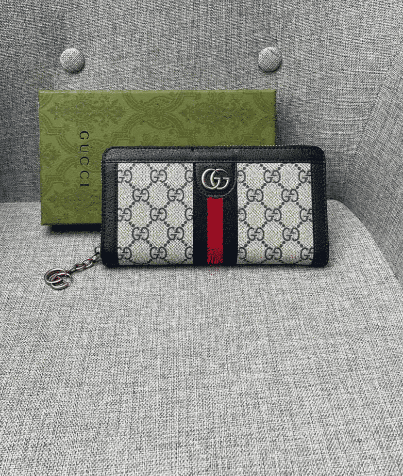 Iconic Set: Gucci Tote Bag With Interlocking G And Ophidia Zip Around Wallet - Image 7