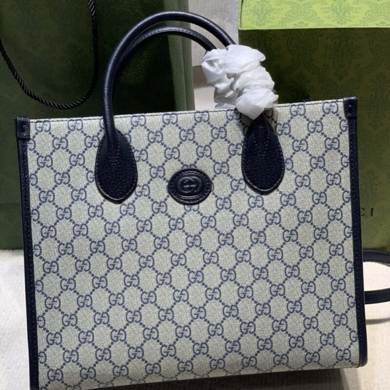 Alternative view of Iconic Set: Gucci Tote Bag With Interlocking G And Ophidia Zip Around Wallet