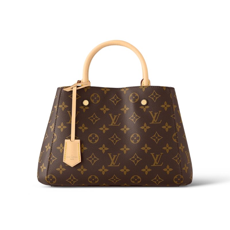 Louis Vuitton Montaigne BB Monogram Coated Canvas Brown 29Cm M41055