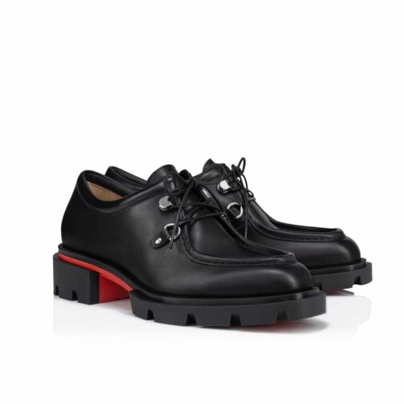 Christian Louboutin Our Pabelito Leather Derby Black 3240499 Bk01