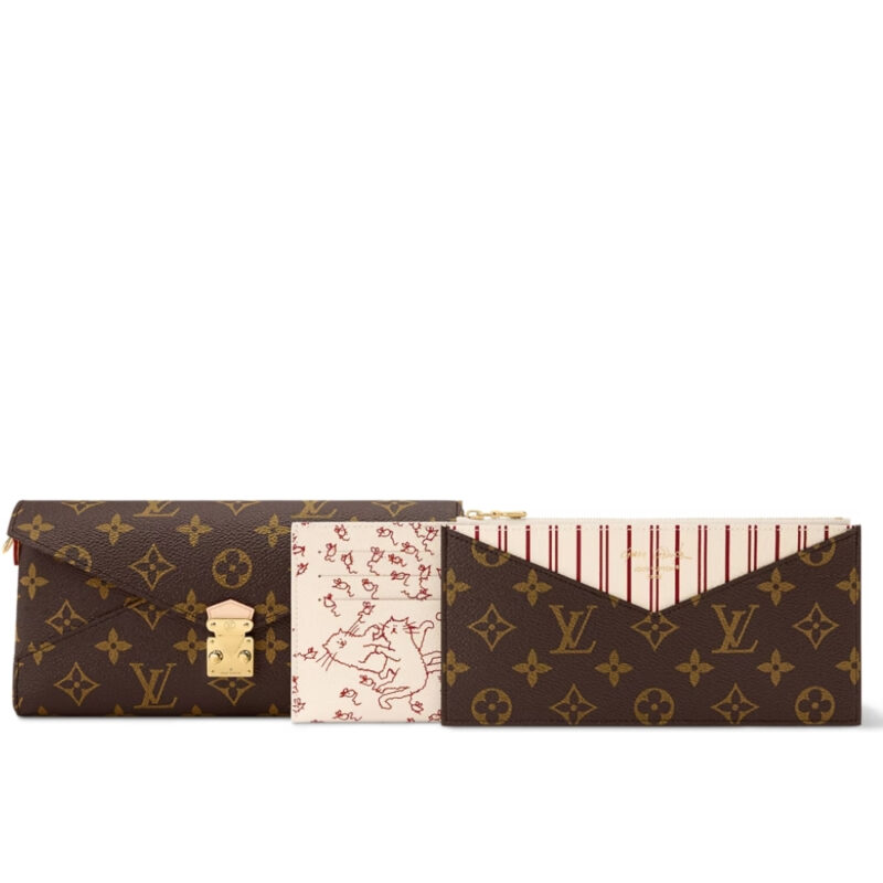 Louis Vuitton Kirigami Organizer On Chain Monogram Beige 23Cm M15150