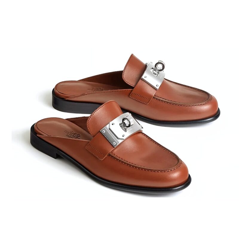 Hermes Lota Mule Brown H241159Z 20360