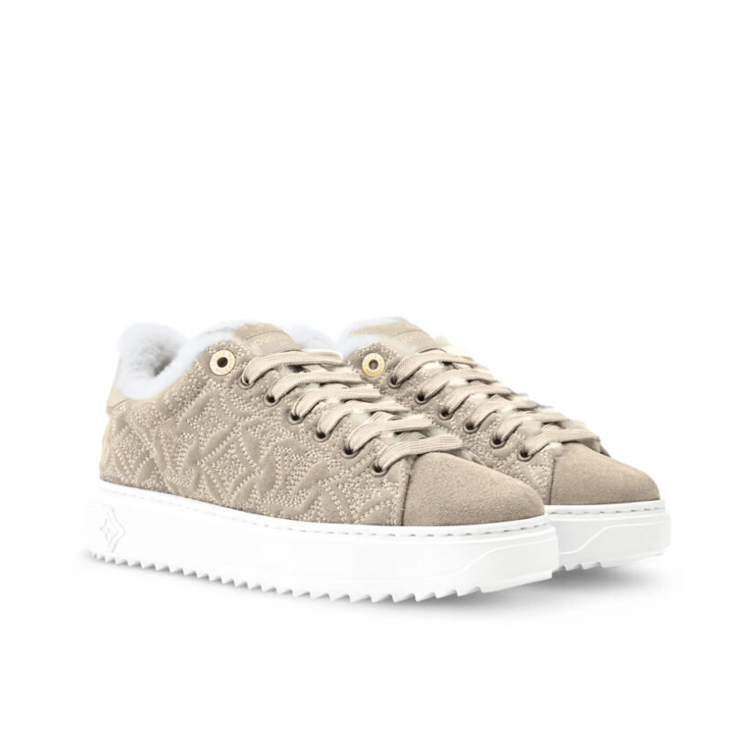 Louis Vuitton Time Out Trainers Beige 1Aidhg