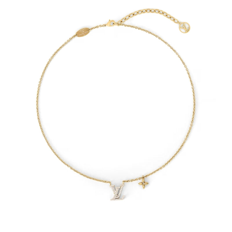 Louis Vuitton Lv Iconic Enamel Necklace Gold M00596