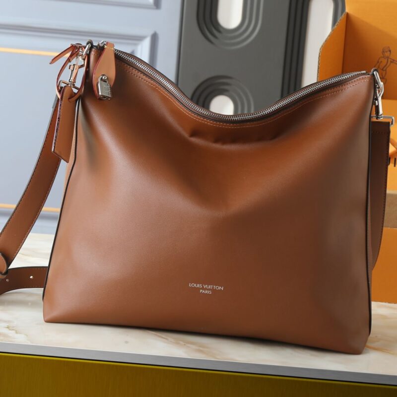 Alternative view of Louis Vuitton Vagabond Hobo Malletier Caramel Brown 48Cm M28392