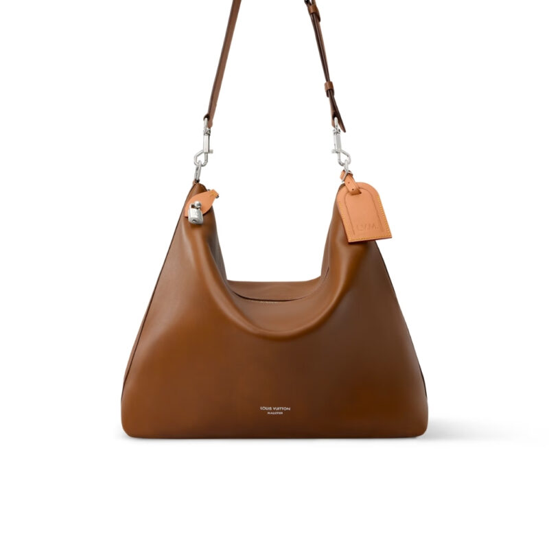 Louis Vuitton Vagabond Hobo Malletier Caramel Brown 48Cm M28392