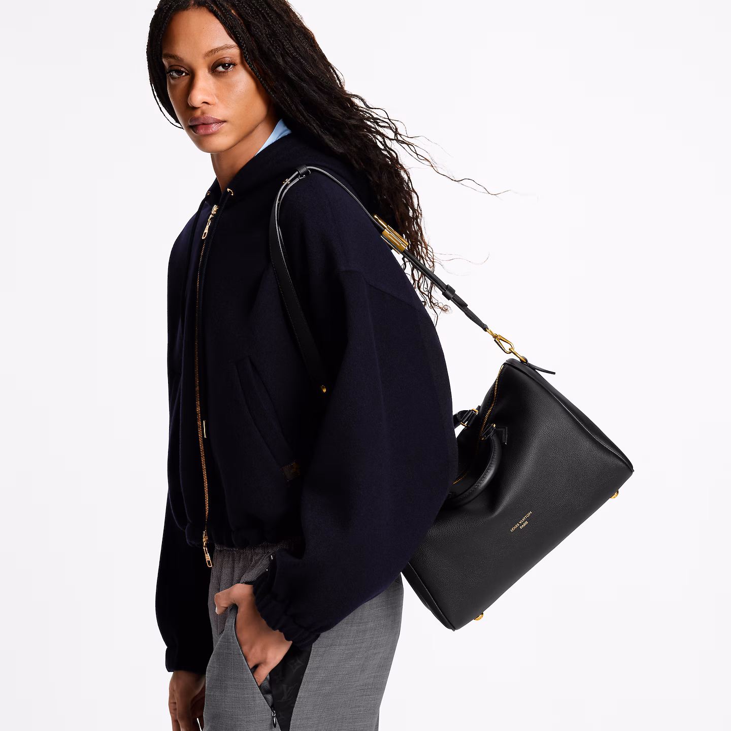 Louis Vuitton Speedy Soft 30 Black 30Cm M24891 - Image 7