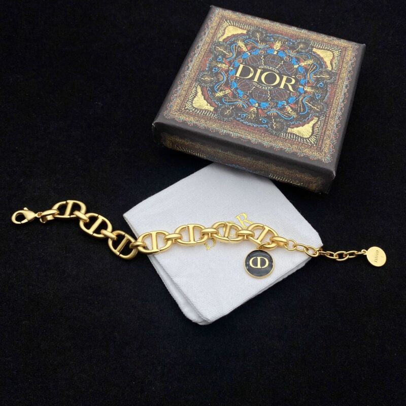 Alternative view of DIOR GOLD CHARM NECKLACE