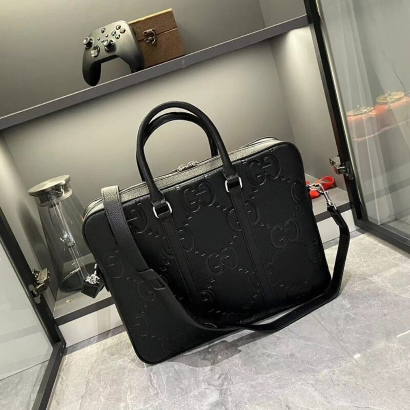 Alternative view of Gucci Gg Jumbo Medium Briefcase Black 40Cm 792264 Aaby0 1000