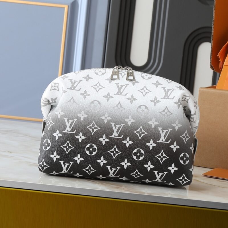 Alternative view of Louis Vuitton Cosmetic Pouch Frost Gradient Silver 27Cm M12052