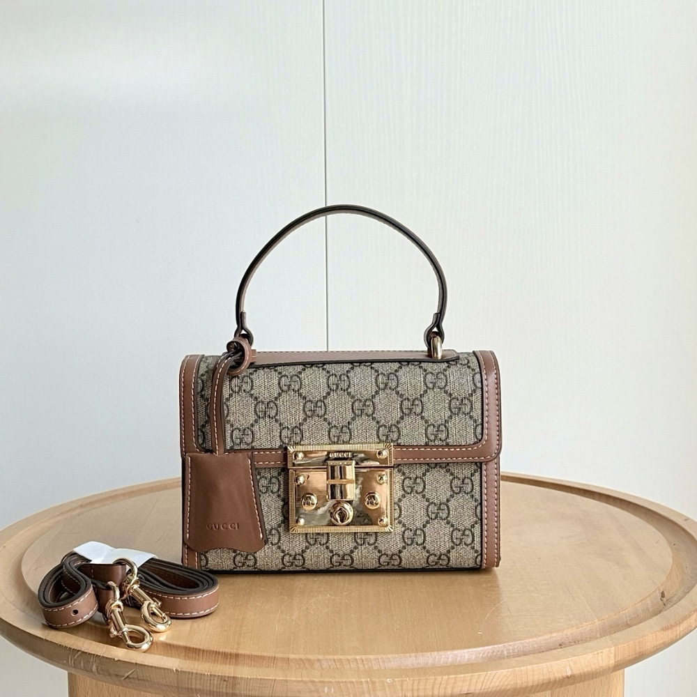 Gucci Padlock Small Top Handle Bag Brown 20Cm 838999 Fad6L 9758 - Image 2