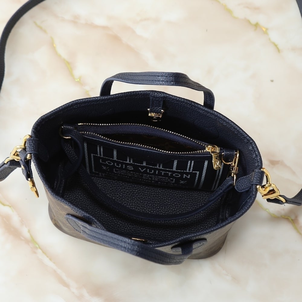 Louis Vuitton Neverfull Bandoulière Inside Out BB Monogram Dark Blue 26Cm - Image 8