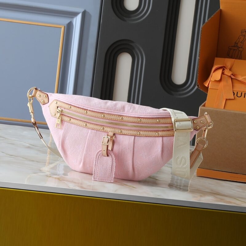 Alternative view of Louis Vuitton Bumbag High Rise Washed Pink 38Cm