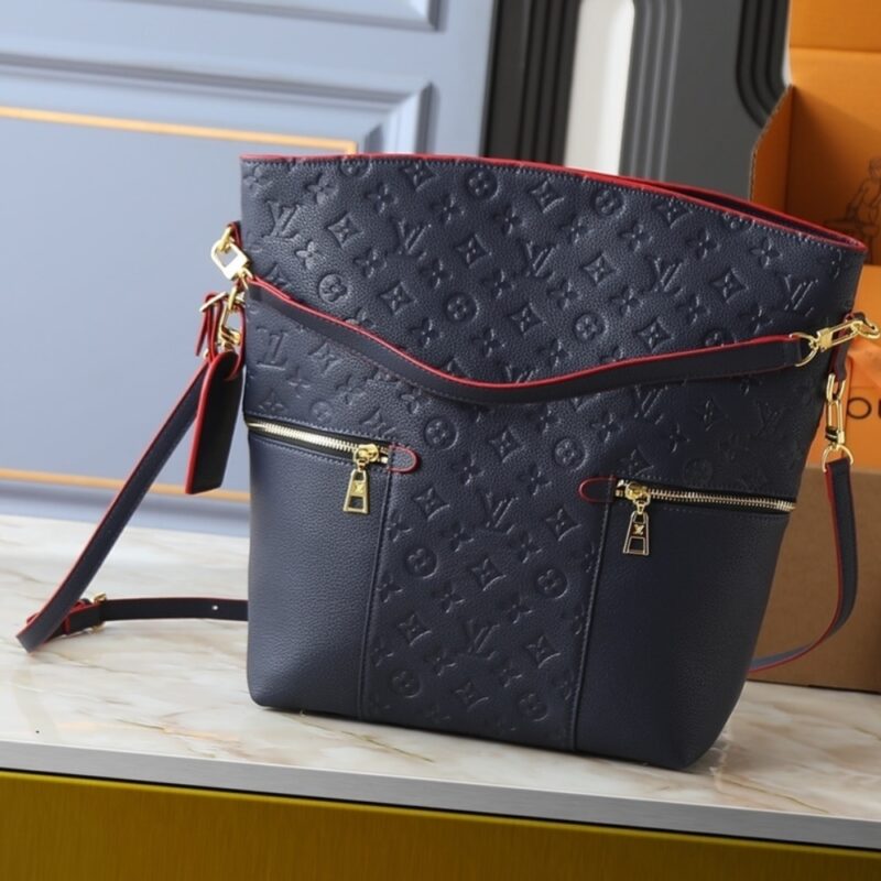 Alternative view of Louis Vuitton Melie Marine Monogram Leather Navy Blue 42Cm M44012