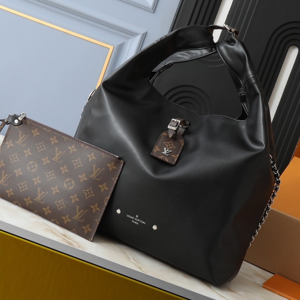 Louis Vuitton Atlantis Vibe MM Black 41Cm M11266 - Image 2