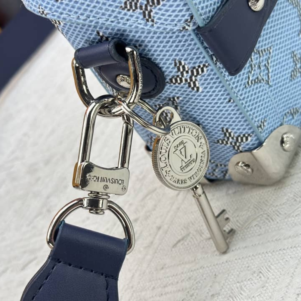Louis Vuitton Soul Trunk Bag Monogram Blue 19Cm M15035 - Image 8
