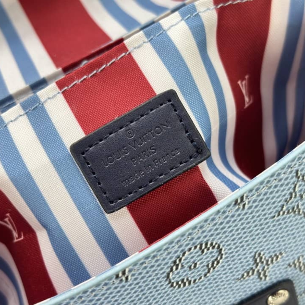 Louis Vuitton Soul Trunk Bag Monogram Blue 19Cm M15035 - Image 10