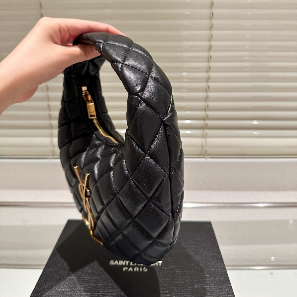Saint Laurent Icarino Mini In Quilted Nappa Leather Black 19Cm 871329AAANG1000 - Image 8