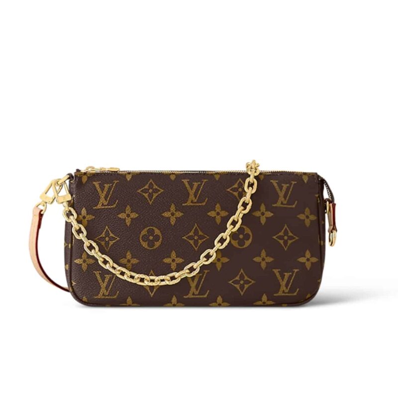 Louis Vuitton Pochette Accessoires Monogram Canvas Brown 23Cm M82766