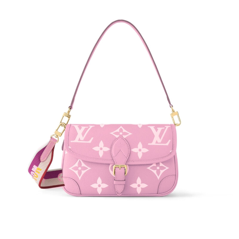 Louis Vuitton Diane Monogram Empreinte Pink 24Cm