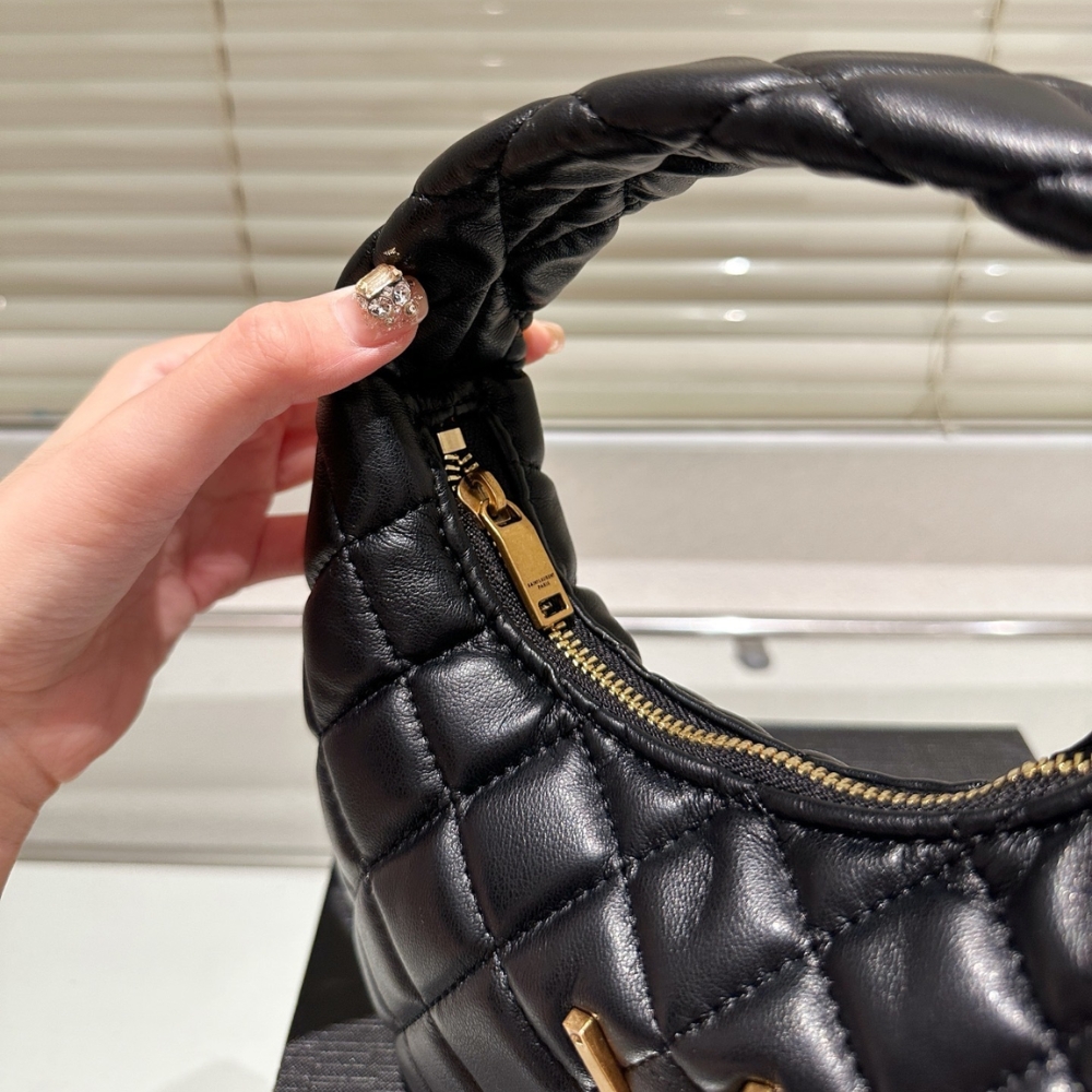 Saint Laurent Icarino Mini In Quilted Nappa Leather Black 19Cm 871329AAANG1000 - Image 9