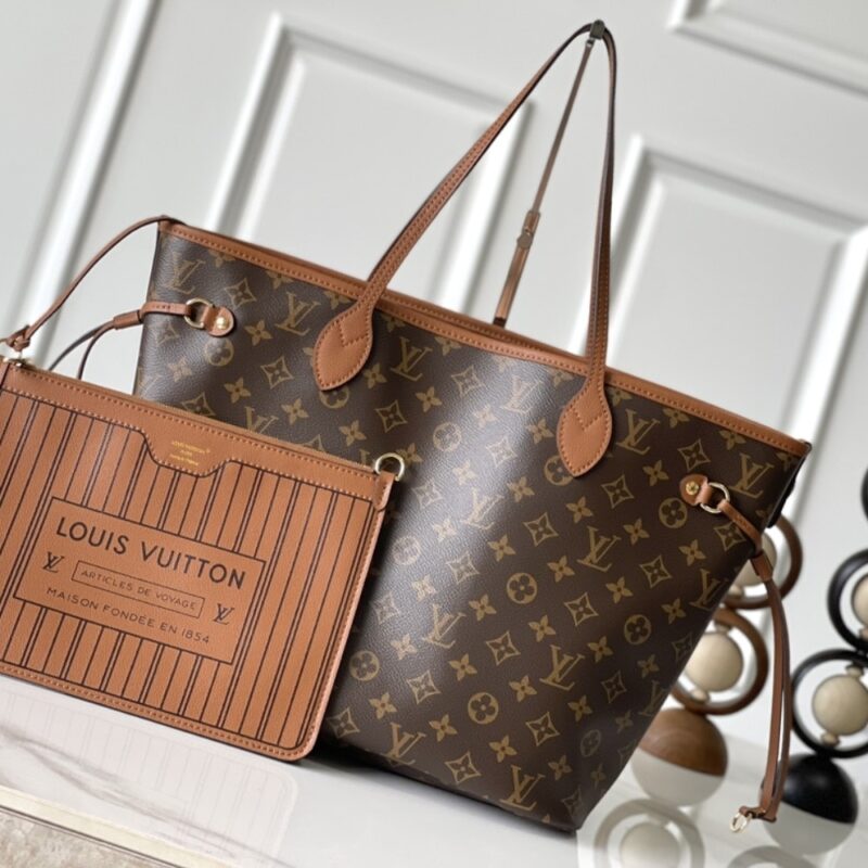 Alternative view of [Super Vip 1:1] Louis Vuitton Neverfull Inside Out MM Tan 31Cm M12061