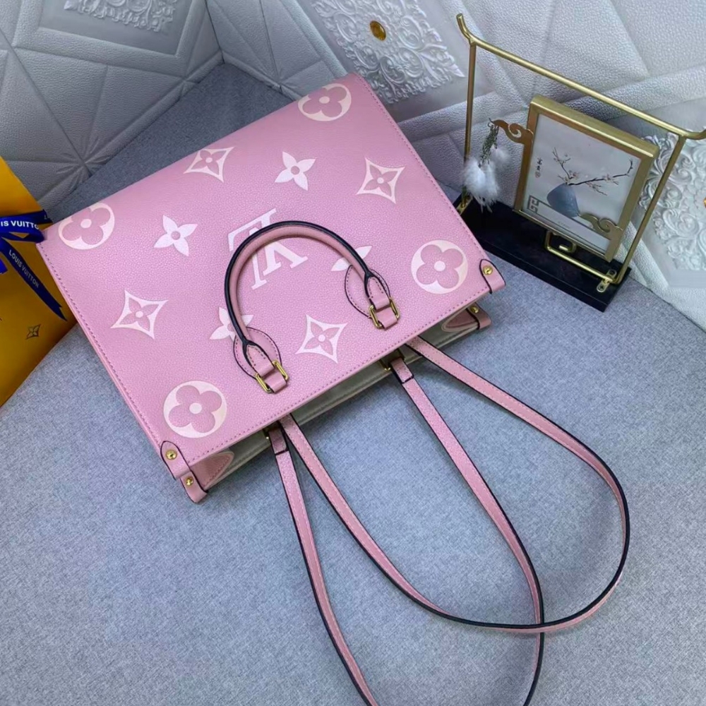 Louis Vuitton Onthego MM Monogram Empreinte Trianon Pink 33cm M46286 - Image 6