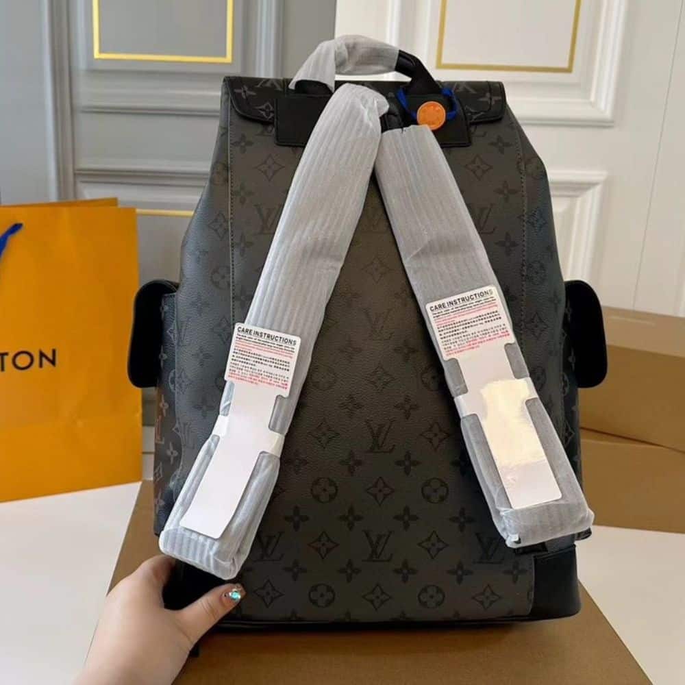 Louis Vuitton Christopher PM Backpack Monogram Eclipse Black 39Cm M46331 - Image 4