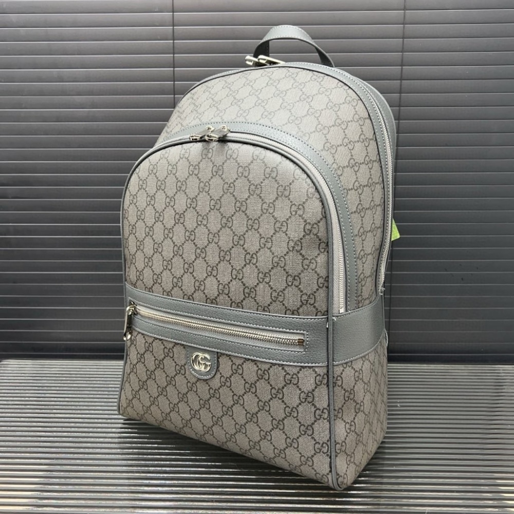 Gucci Ophidia Medium Backpack Grey 43Cm 821938 Faefh 8793 - Image 3