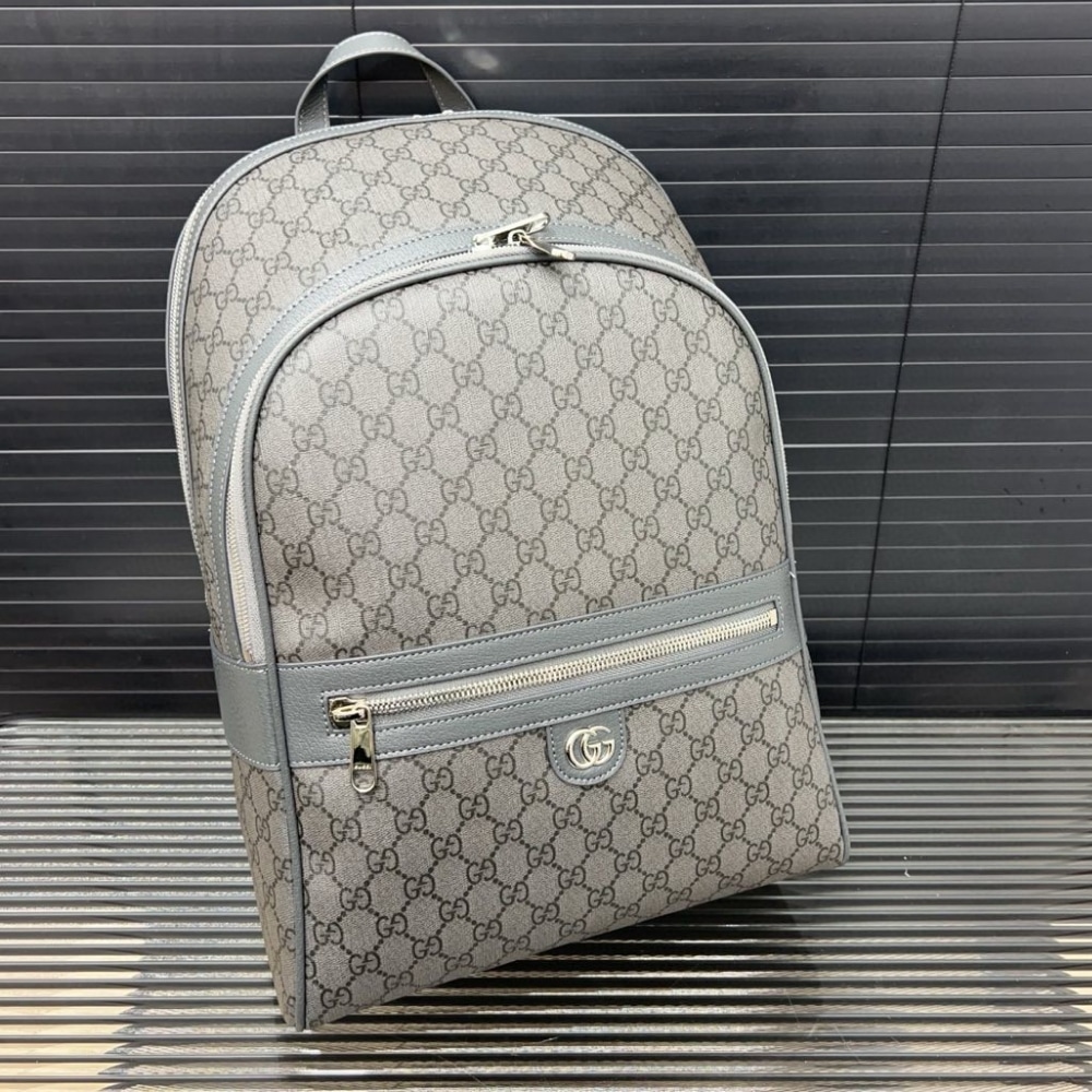 Gucci Ophidia Medium Backpack Grey 43Cm 821938 Faefh 8793 - Image 6