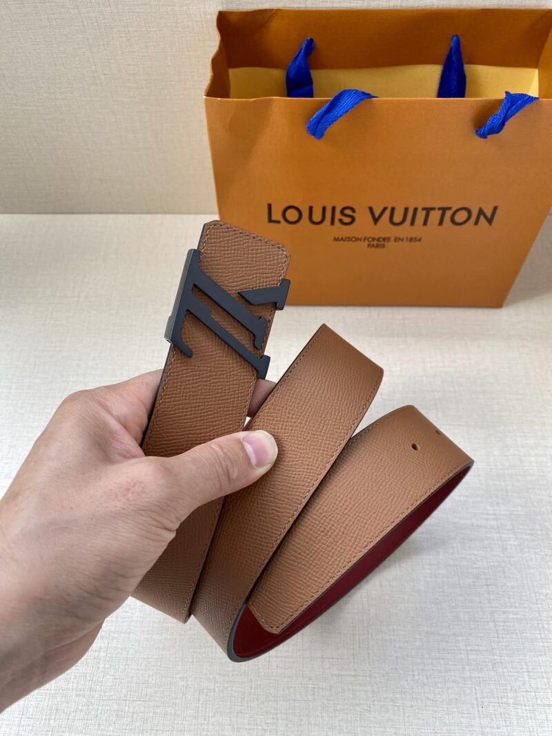 Alternative view of Louis Vuitton Initiales Belt In Brown 4Cm