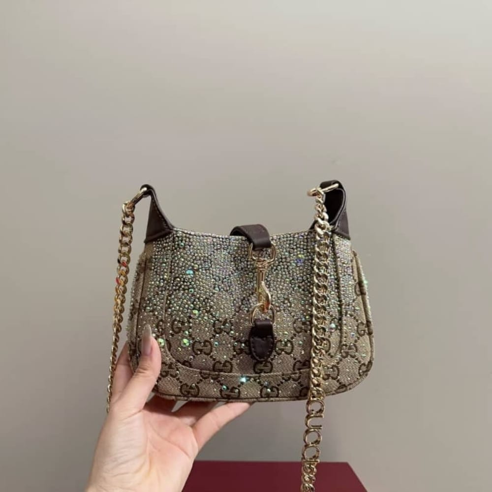 Gucci Jackie Notte Mini Bag Beige And Dark Brown 19Cm 782889 Fad1Z 2541 - Image 3