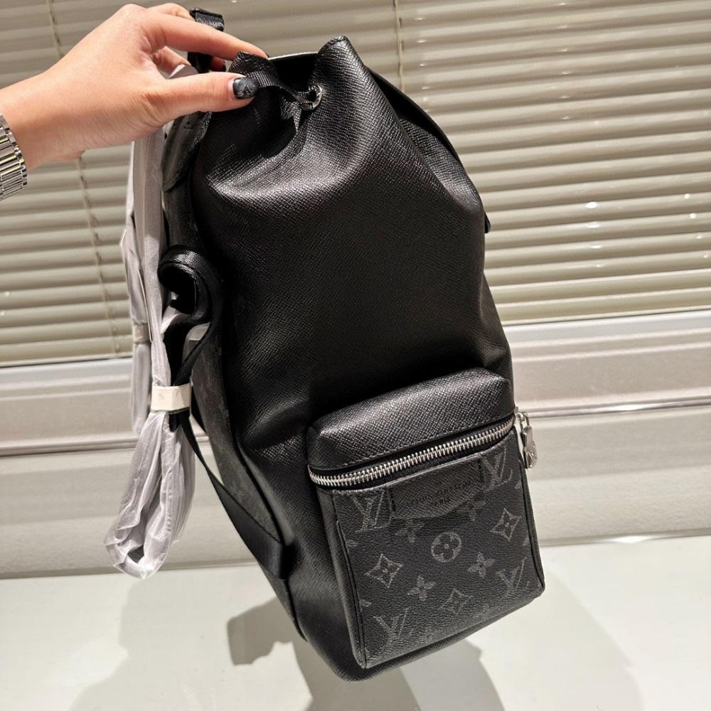 Louis Vuitton Lv Monogram Taigarama Outdoor Backpack Black 40Cm - Image 7