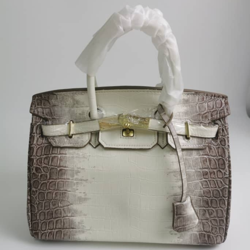 Hermes Birkin 30 Niloticus Himalaya Blanc Finish Gold Kelly 30Cm - Image 2
