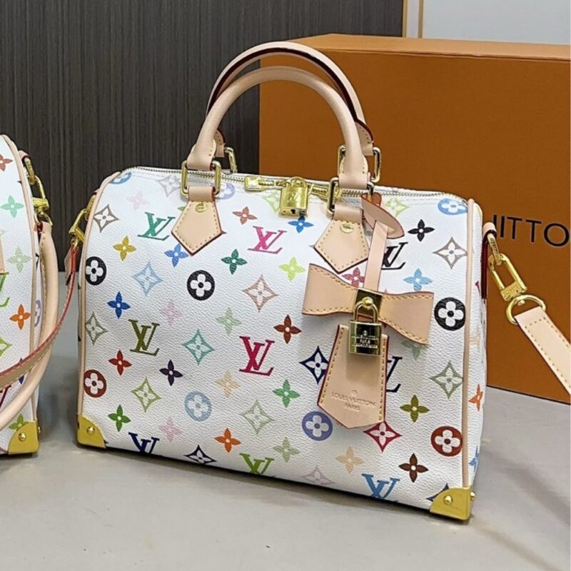 Alternative view of Louis Vuitton X Takashi Murakami Speedy Multicolor 25Cm
