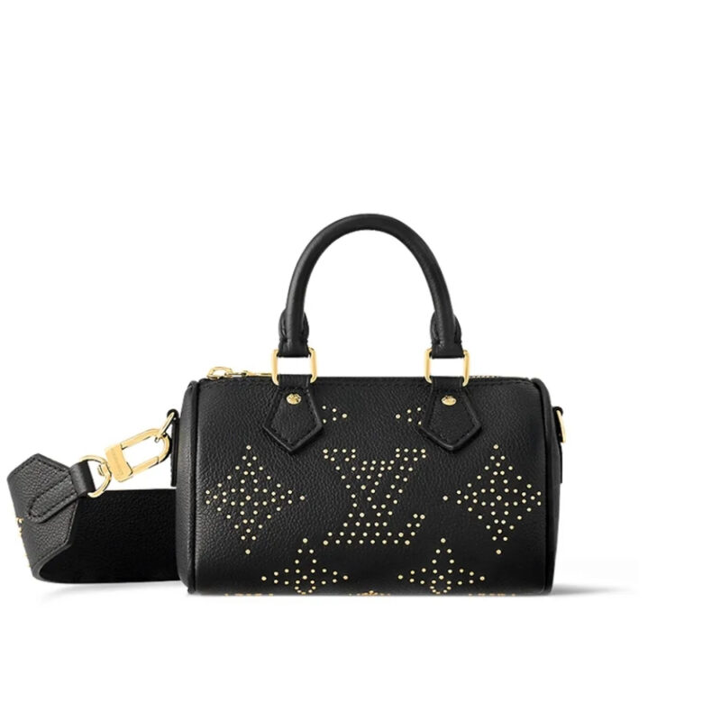 Louis Vuitton Nano Speedy Black 16Cm M46745
