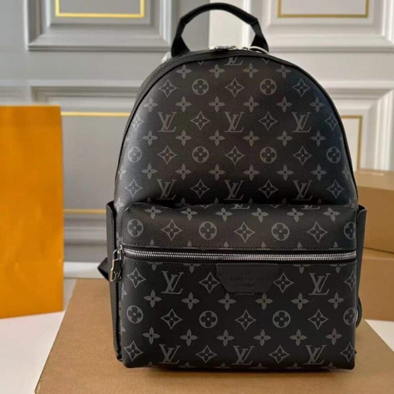 Alternative view of Louis Vuitton Discovery PM Backpack Monogram Eclipse Canvas Black 38Cm M22558