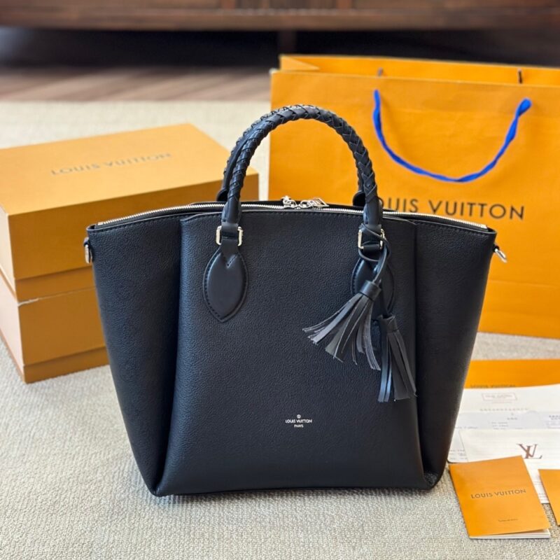 Alternative view of Louis Vuitton Mahina Leather Haumea Bag Black 30Cm