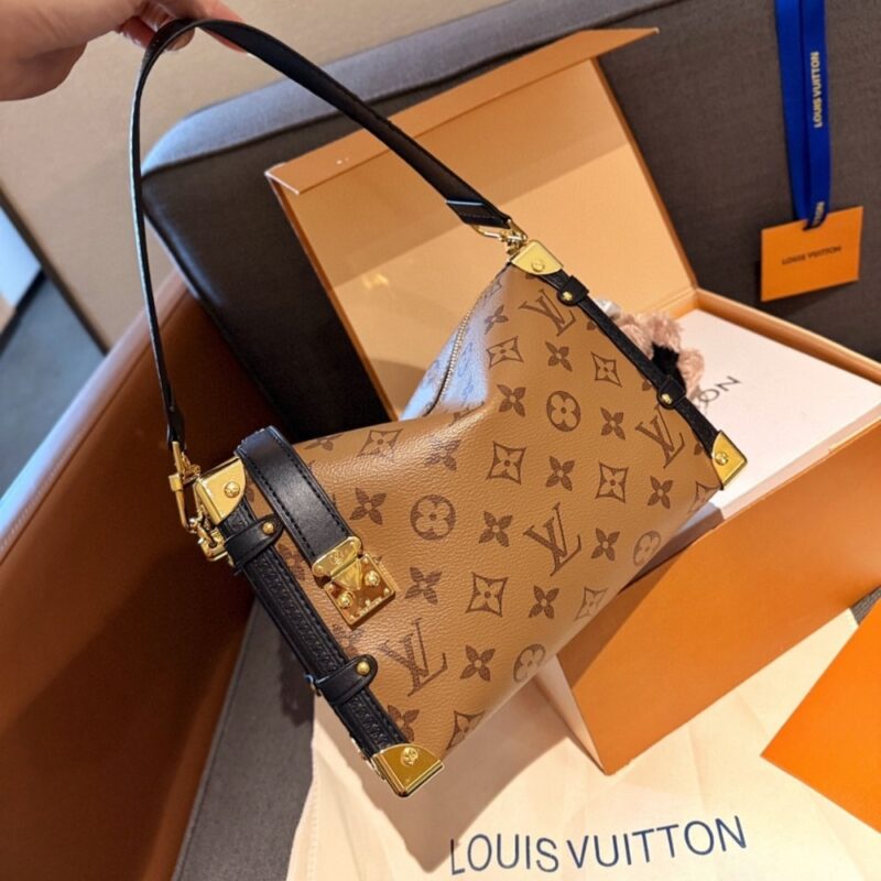 Alternative view of Louis Vuitton Side Trunk MM Monogram Reverse Brown 23Cm M47139