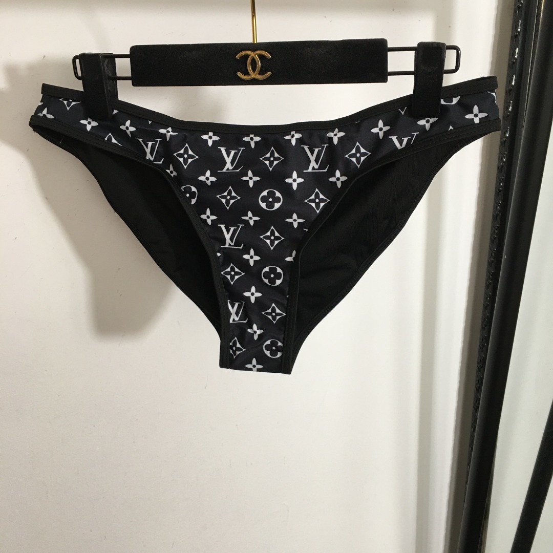 Louis Vuitton Graphic Monogram Bikini Set Black 1ABZB1 - Image 10