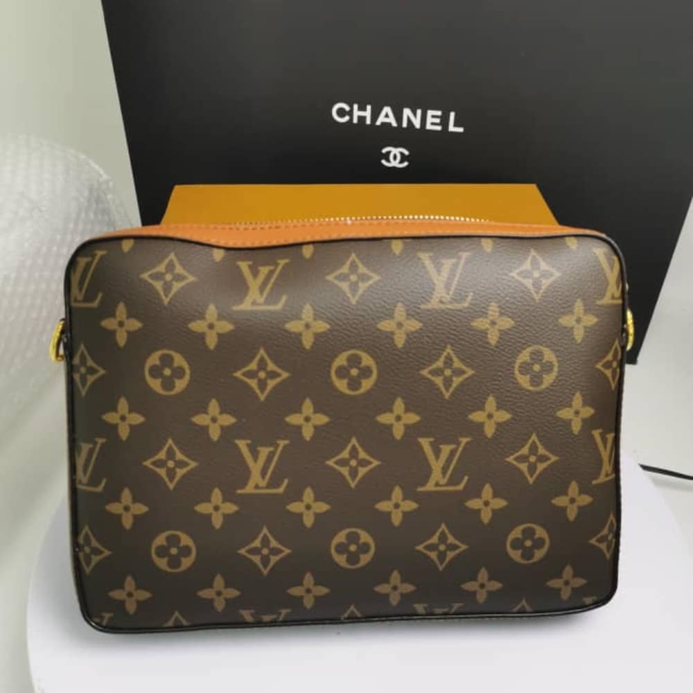 Louis Vuitton Trio Messenger Bag Monogram Stripes Brown 25Cm M45965 - Image 7